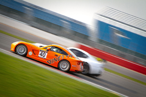 En ganske særlig Ginetta G40, vinderen af sin klasse i 24 timers løbet BritCar.